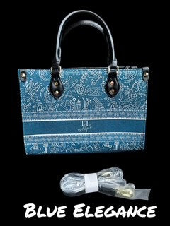 Shoulder Bag Blue Eelegance