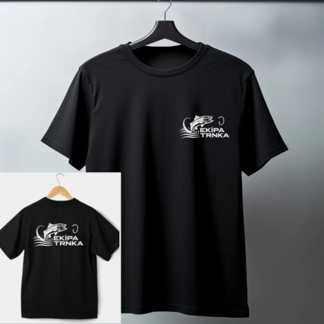 Unique Slovenian Fishing T-Shirt - EKIPA TRNKA Design for Fishing Teams