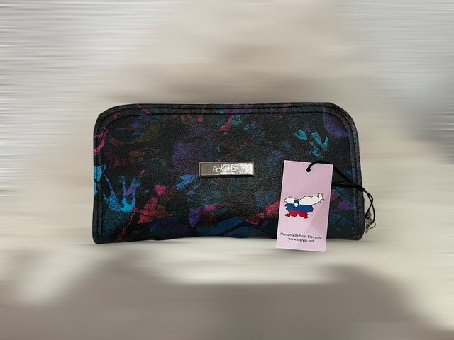 KRIS Handmade Large Wallet – Abstract Design