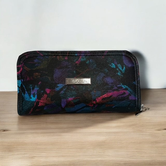 KRIS Handmade Large Wallet – Abstract Design