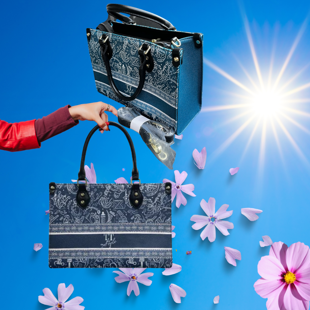Shoulder Bag Blue Eelegance