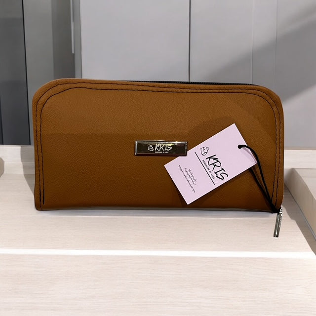 KRIS Handmade Large Brown Wallet
