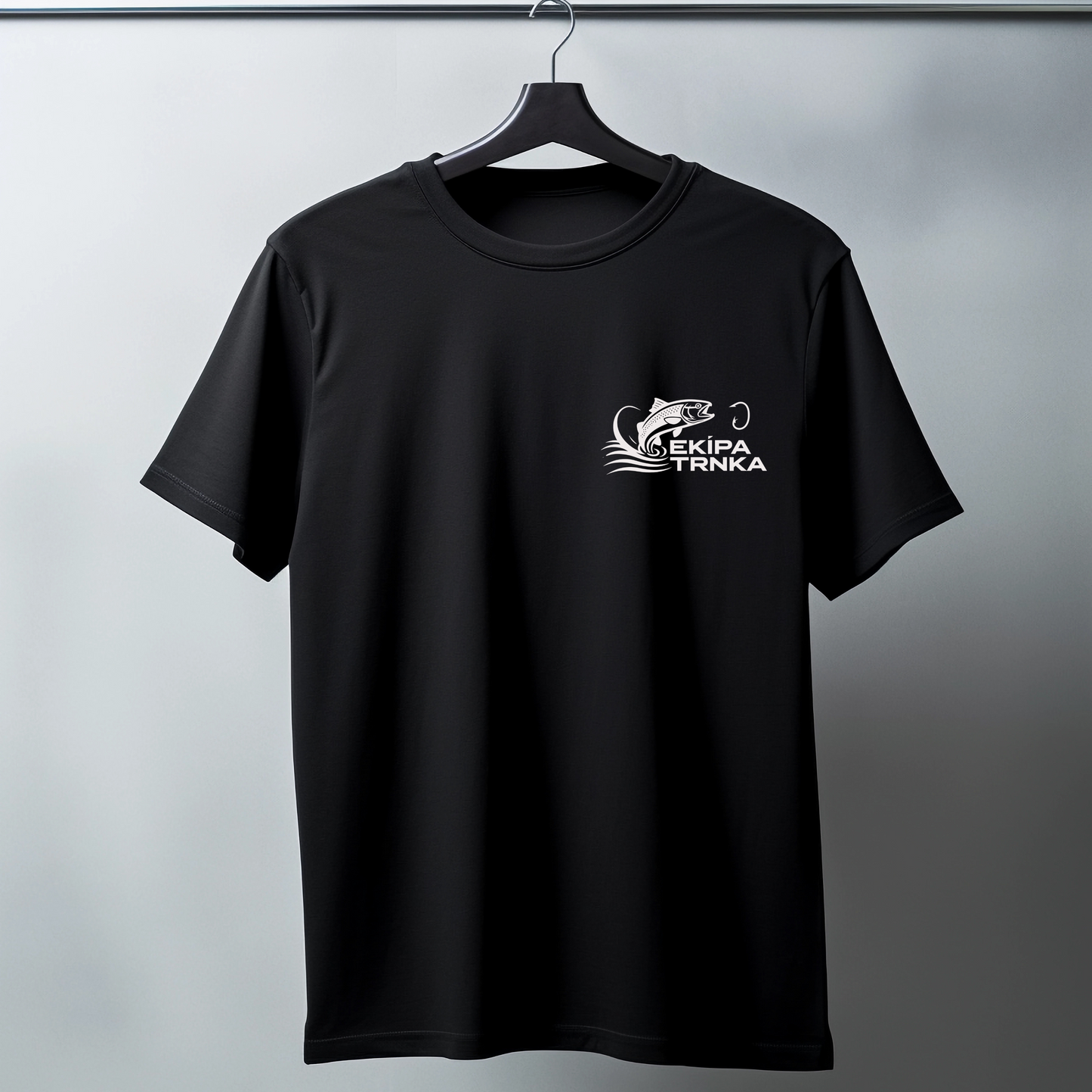 Unique Slovenian Fishing T-Shirt - EKIPA TRNKA Design for Fishing Teams